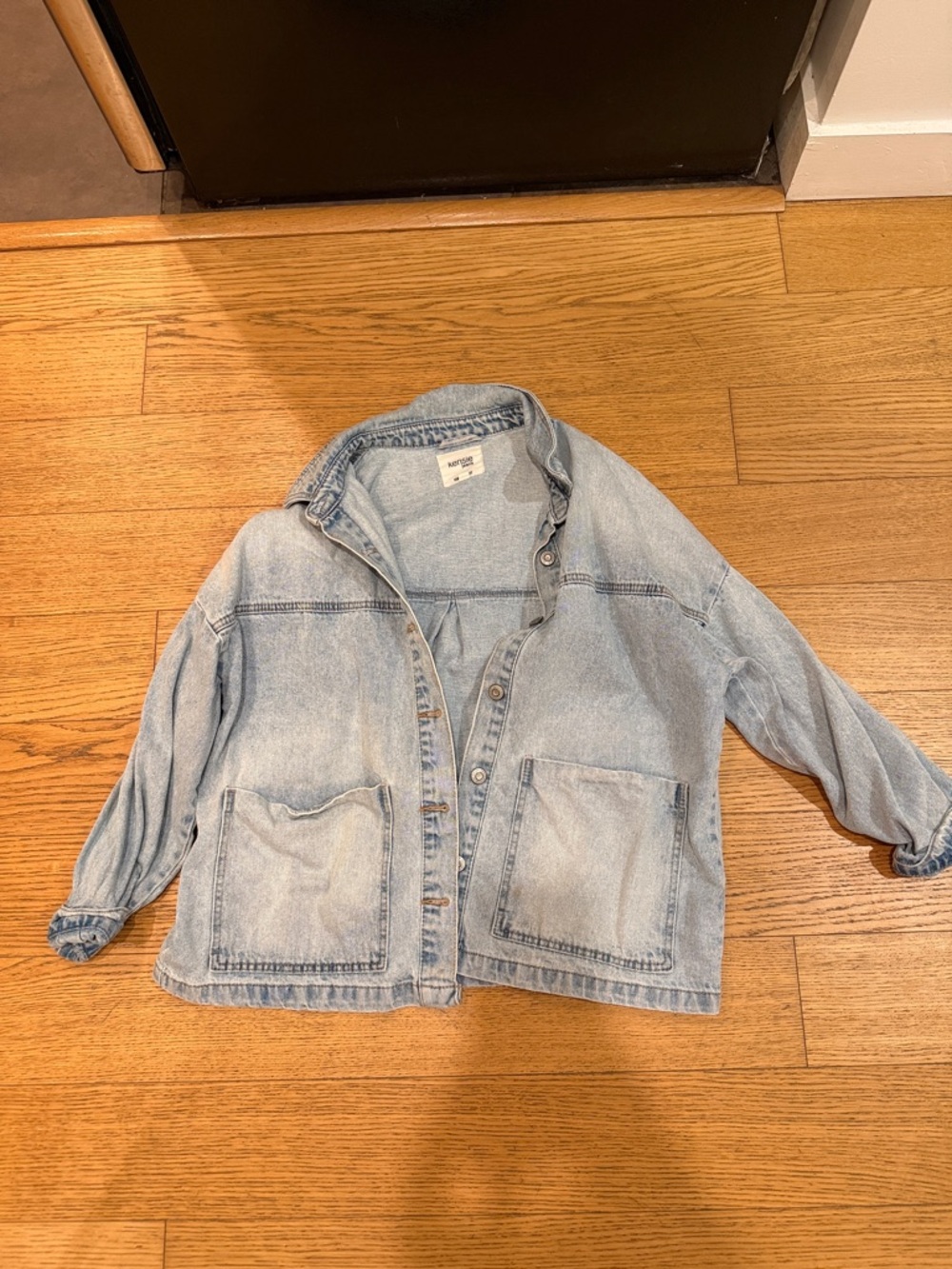 Kensie Jeans Vintage Luxe Jean Jacket (large)